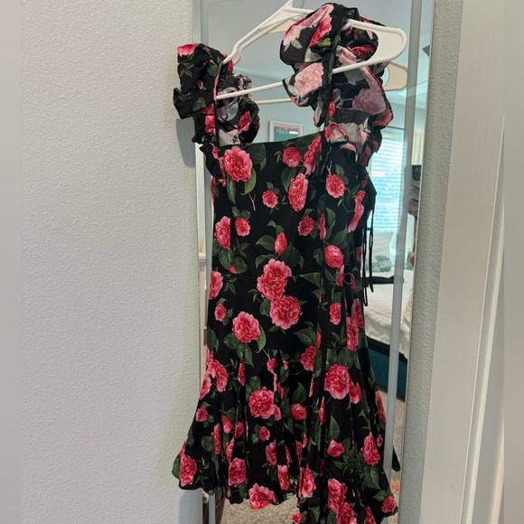 Alice and Olivia Floral Mini Dress - Picture 3 of 3